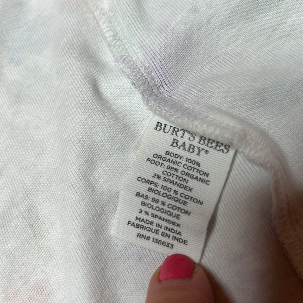 Burt’s Bees Baby & Cloud Island 6-9m Sleepers - Picture 6 of 7